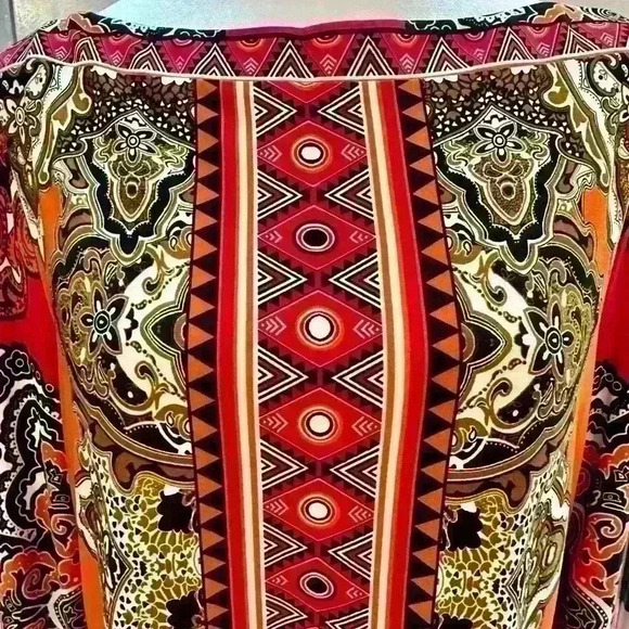 Eco dress size L, 3/4 sleeves, 37” length, 19” across the chest. - Picture 2 of 9